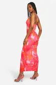 Petite Abstract Cowl Maxi Dress - 2