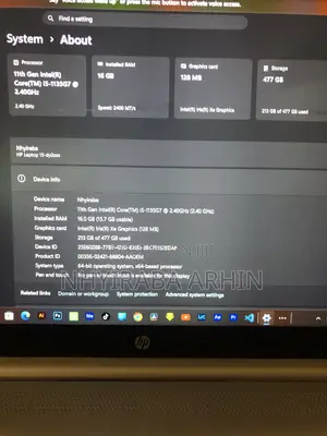 HP 15 Laptop | Intel Core i5 | 16GB RAM | 500GB SSD+HDD