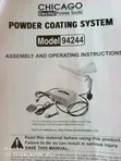 Chicago Electric Powder Coating Machine - 5