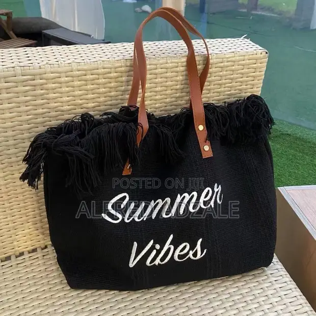 Summer Vibe Tote Bag - Pink - 1