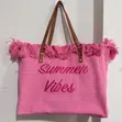 Summer Vibe Tote Bag - Pink - 2