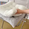 Fluffy Seat Cushion - Soft & Comfortable Chair Pad - 1
