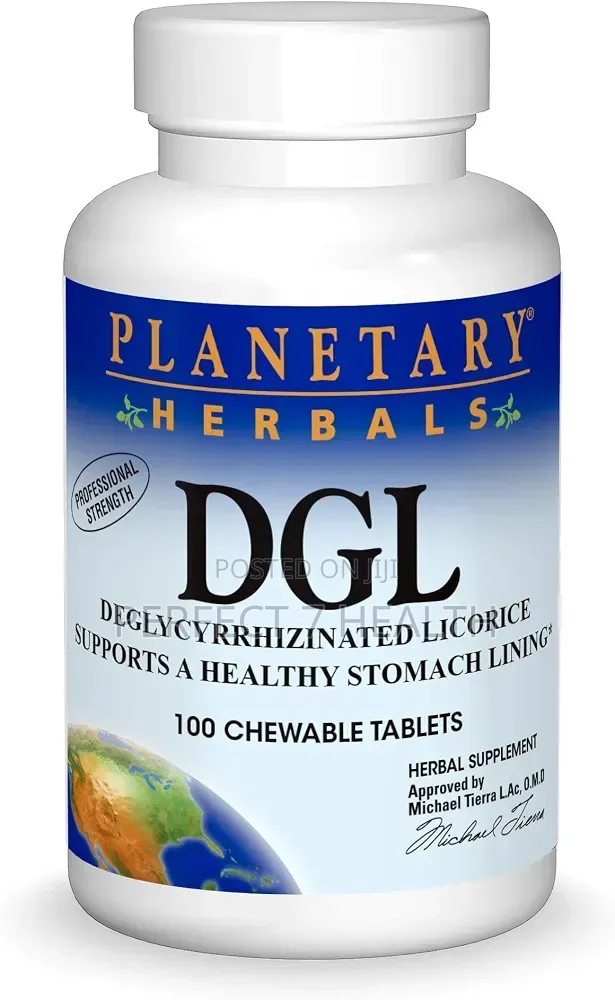 Deglycyrrhizinated Licorice (DGL) Gut Health Supplement, 380mg, 100 Chewables - 1