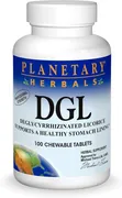 Deglycyrrhizinated Licorice (DGL) Gut Health Supplement, 380mg, 100 Chewables - 1
