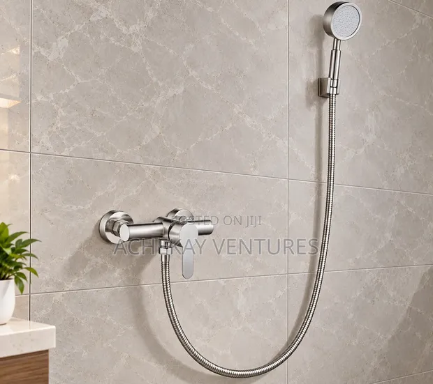 Brand New Shower Mixer with Spray and Hose - 1