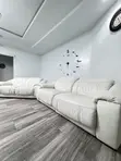 Neat Two-in-One Leather Sofa Furniture - 1