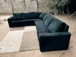 Velvet Black Raina Couch - Used - 3