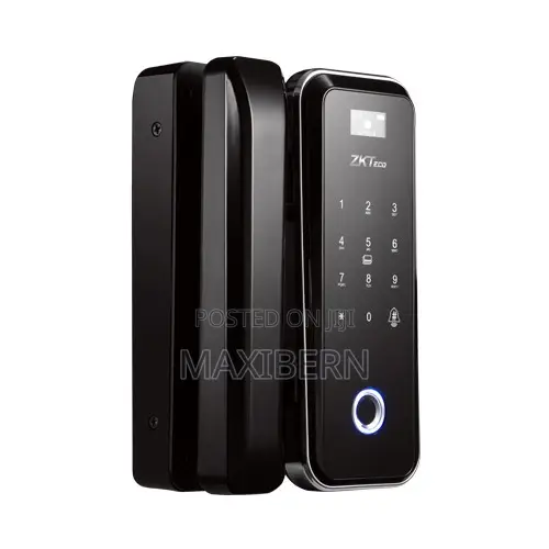 ZKTeco GL300 Fingerprint, Card & PIN Glass Door Lock - 1