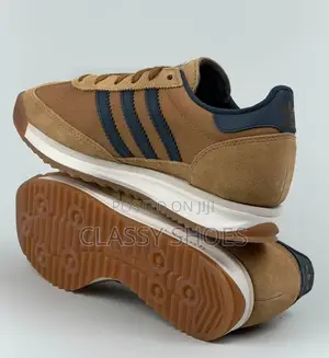 Adidas Suede Sneakers - Brown & Black