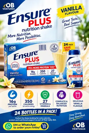 Ensure PLUS Nutrition Shake (Vanilla)