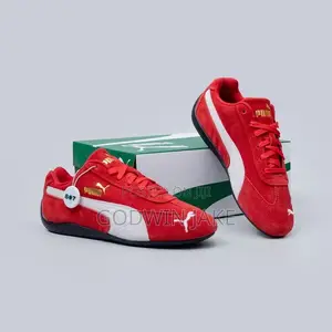 Puma Speedcat Low-Top Sneakers Red/White - Unisex