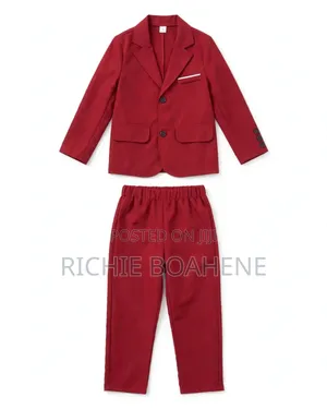 Boys Clothing Set - Red, Size 5/6