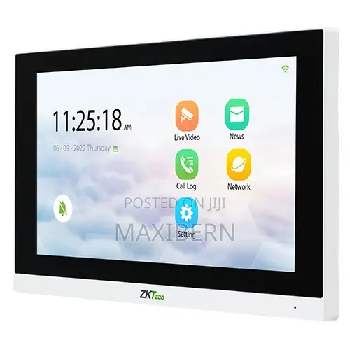 ZKTeco VT07-B01-W 7-Inch Indoor Video Intercom Monitor - 1