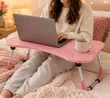 Royal Comfort Laptop Table - 60x40cm, Blue - 1