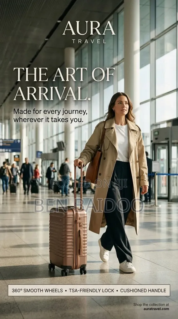 Small Size Travel Bag with 360° Smooth Wheels - 1