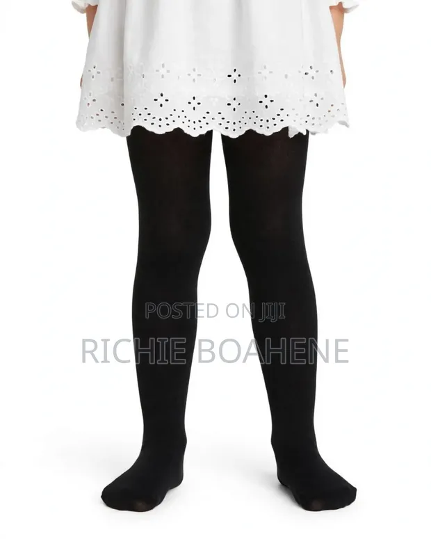 Black Stockings for Girls (4-6 Years) - 1