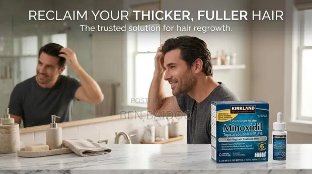 Kirkland Men's Hair Growth Pack (6-Month Supply) - 1