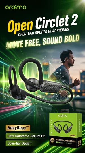 Oraimo Open Circlet2 Wireless Neckband Headphones