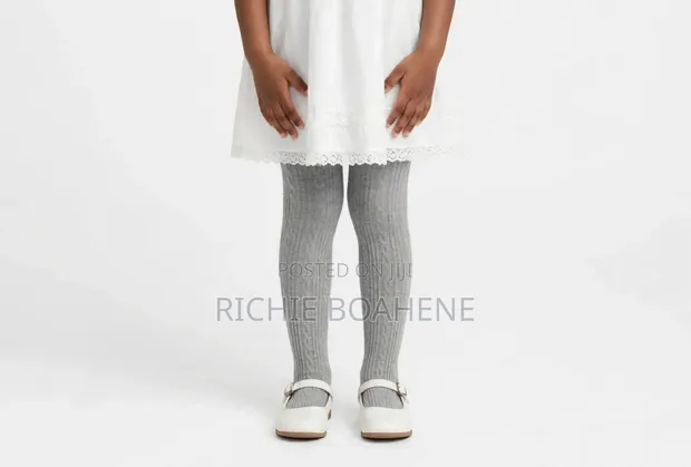 Girls Cotton Stockings (Ages 5-7) - 1