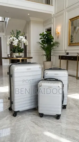 Luxury Travel Set - 3 Bags (Lavender/Rose Gold)