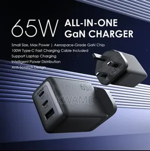 Oraimo 65W Gan Wall Charger (Black)