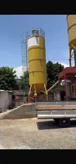 Concrete Batching Plant with Cement and Fly Ash Storage Silos - 4