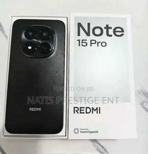 New Xiaomi Redmi Note 15 Pro+ 512GB Black