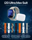 i20 Ultra Max Smart Watch 10-in-1 Set - 2