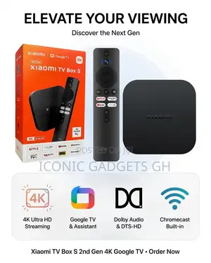 Xiaomi TV Box S 2nd Gen - 4K Google TV