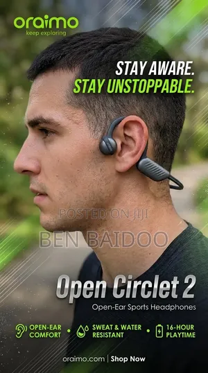 Oraimo Open Circlet 2 Neckband Earphones
