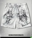 Summer 3D Printed Beach Casual Shorts - 1