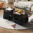 Double Glass Center Table - 1