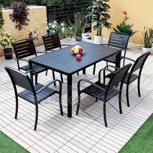 Wood-Mode 6-Seater Outdoor Dining Unit