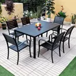 Wood-Mode 6-Seater Outdoor Dining Unit - 1