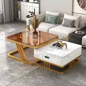 Square Double Center Table