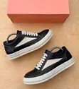 Rick Owens Low Leather Sneakers - 1
