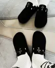 Chrome Hearts x Birkenstock Clogs - Black Suede - 1