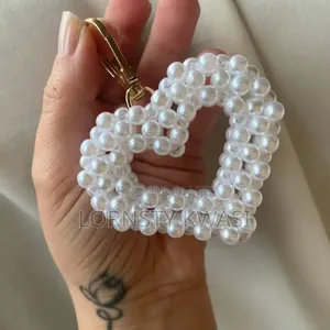 Luxury Handmade Bead Keychain for Weddings & Party Favors
