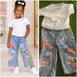 Children's 2-Piece Jeans & Tops Set (Ages 9M-26Y) - 1