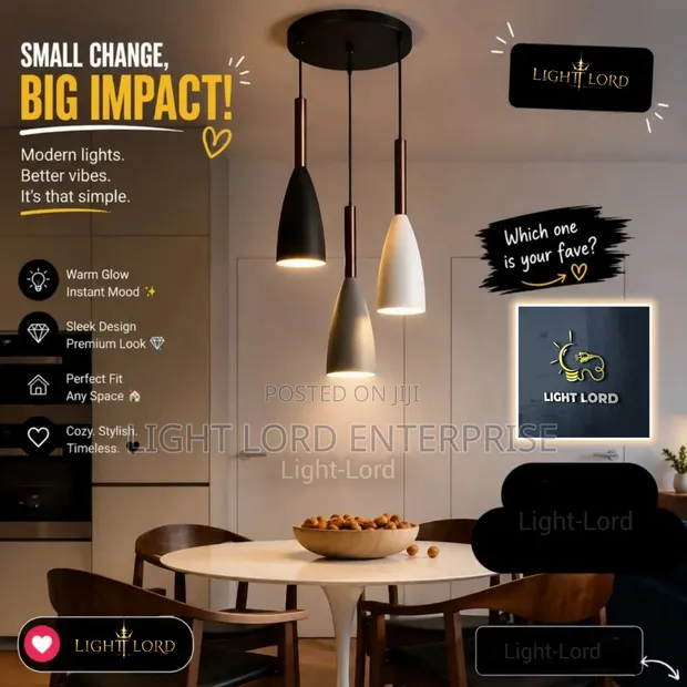 3-in-1 Pendant LED Light - 1