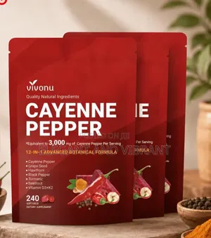 Cayenne Pepper 12-in-1 Botanical Softgels, 240 Count