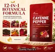 Cayenne Pepper 12-in-1 Botanical Softgels, 240 Count - 4