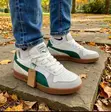 Puma Indoor Sneakers - Cream & Green - 2