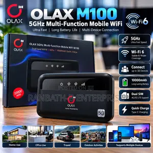 OLAX M100 4G/5G Mifi with 10000mAh Battery