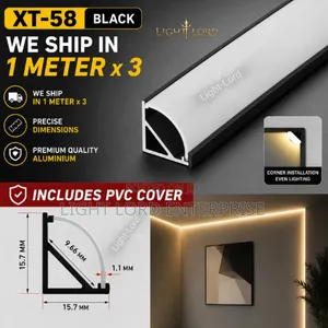 16mm x 16mm V-Shape Aluminum Profile Channel (3m)