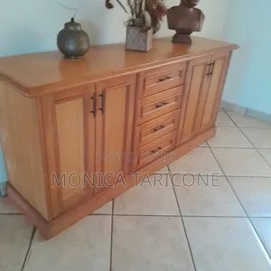 Avodire Wooden Cabinet with Drawers