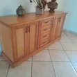 Avodire Wooden Cabinet with Drawers - 1