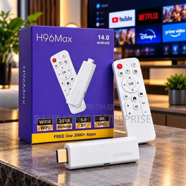 H96Max Android TV Stick - Smart TV Upgrade - 1