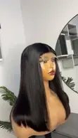 14 Inch Double Drawn Hair Unit with 4x4 Closure - 1