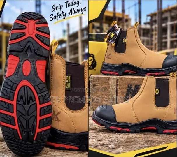 Brand New Safety Boots (Mining Boots) - 1